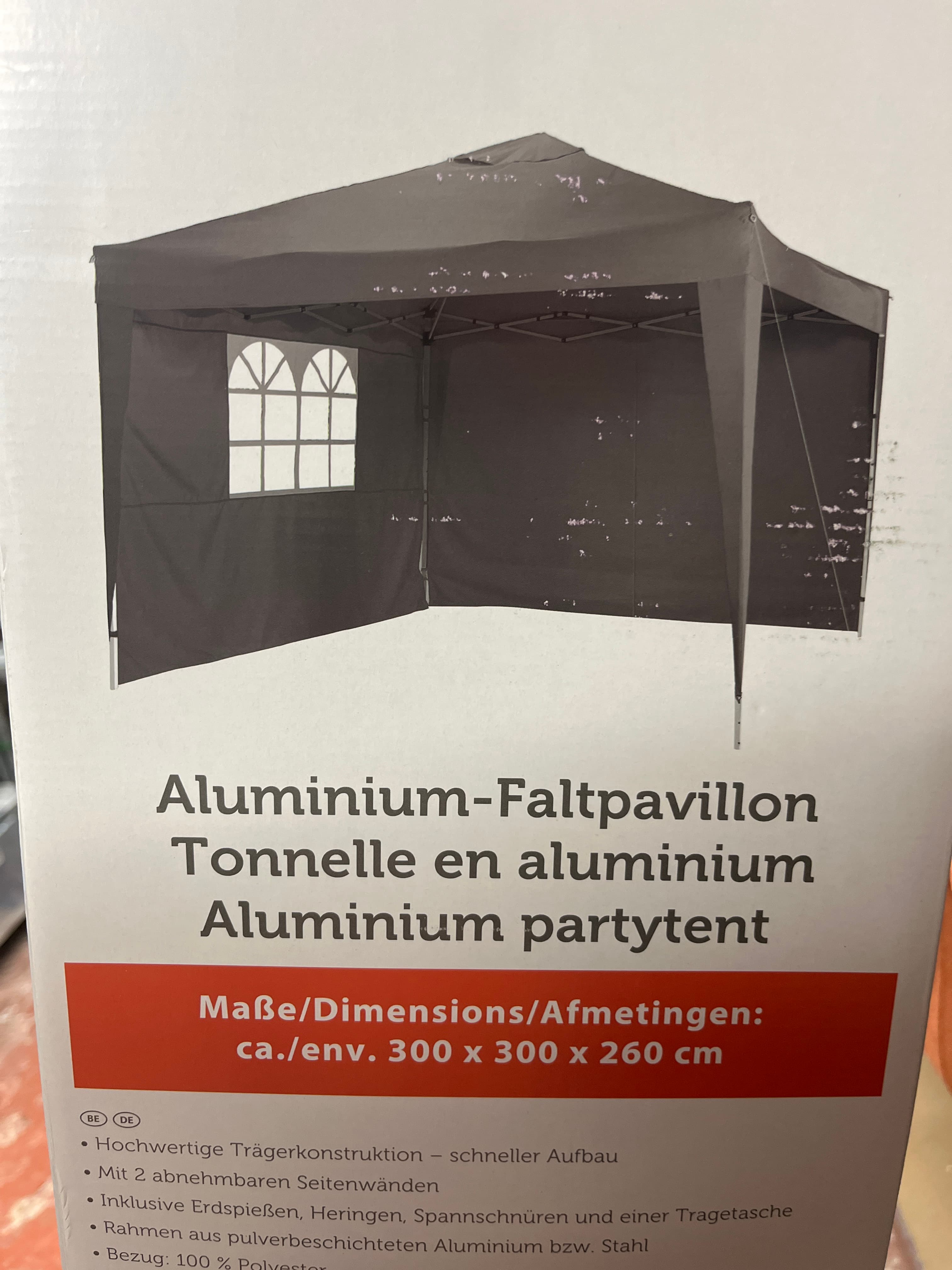 Partytent met wanden