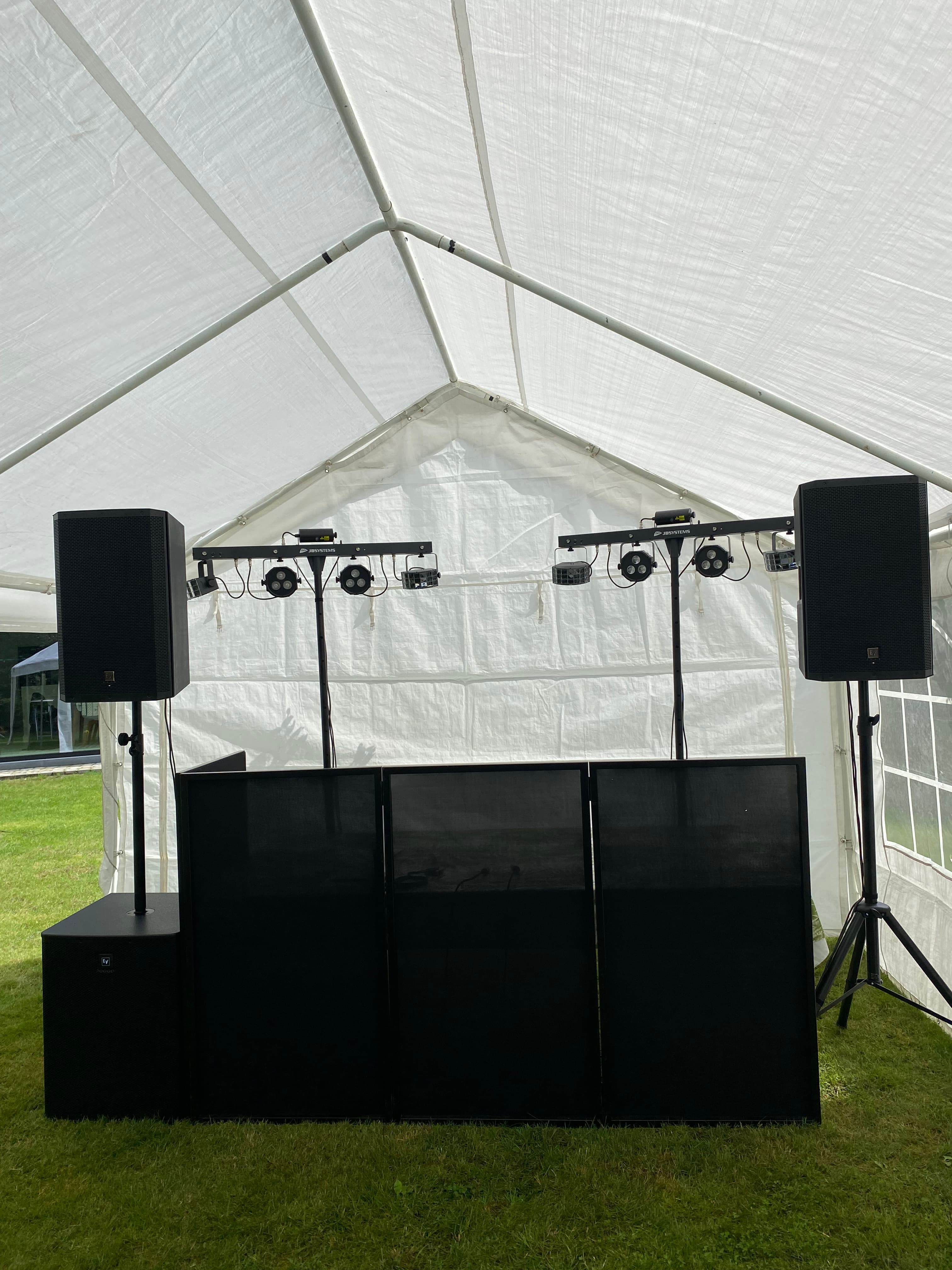 Grote licht en geluid set (tot 150 man)