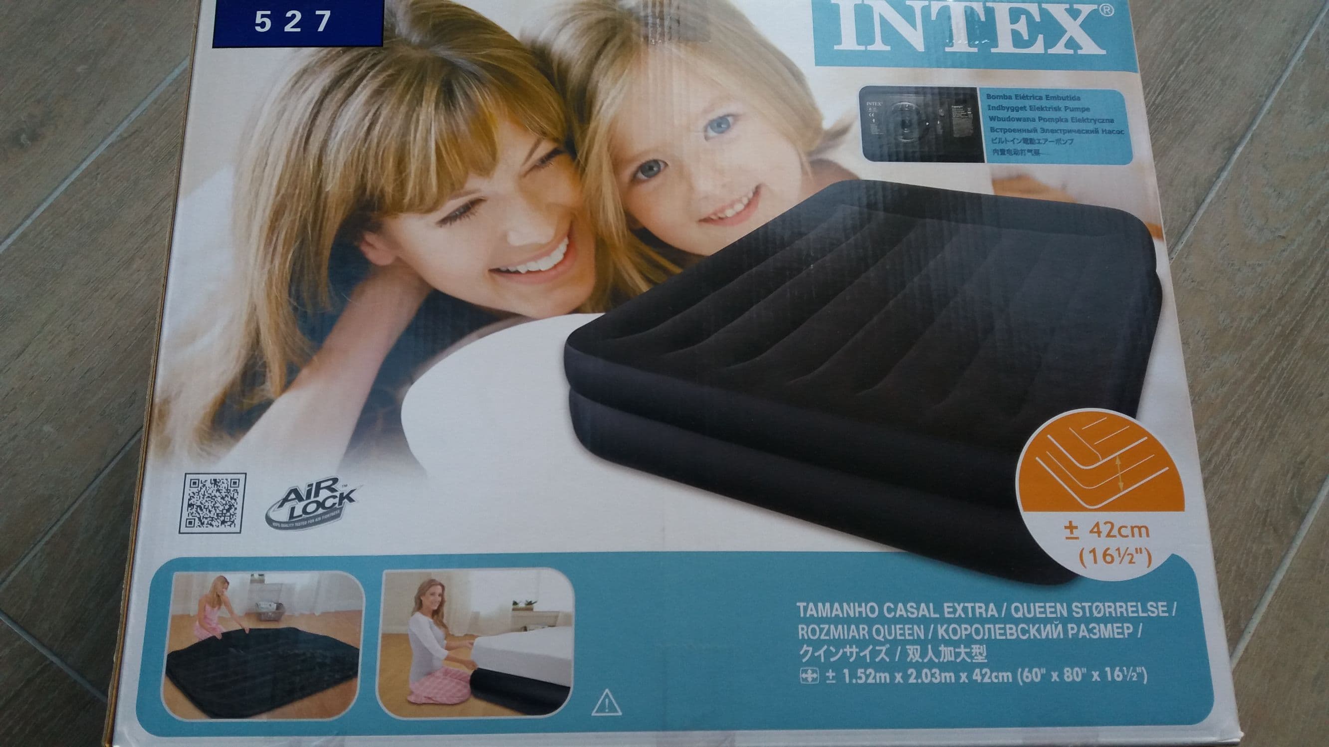 elektrische luchtmatras voor 2 personen