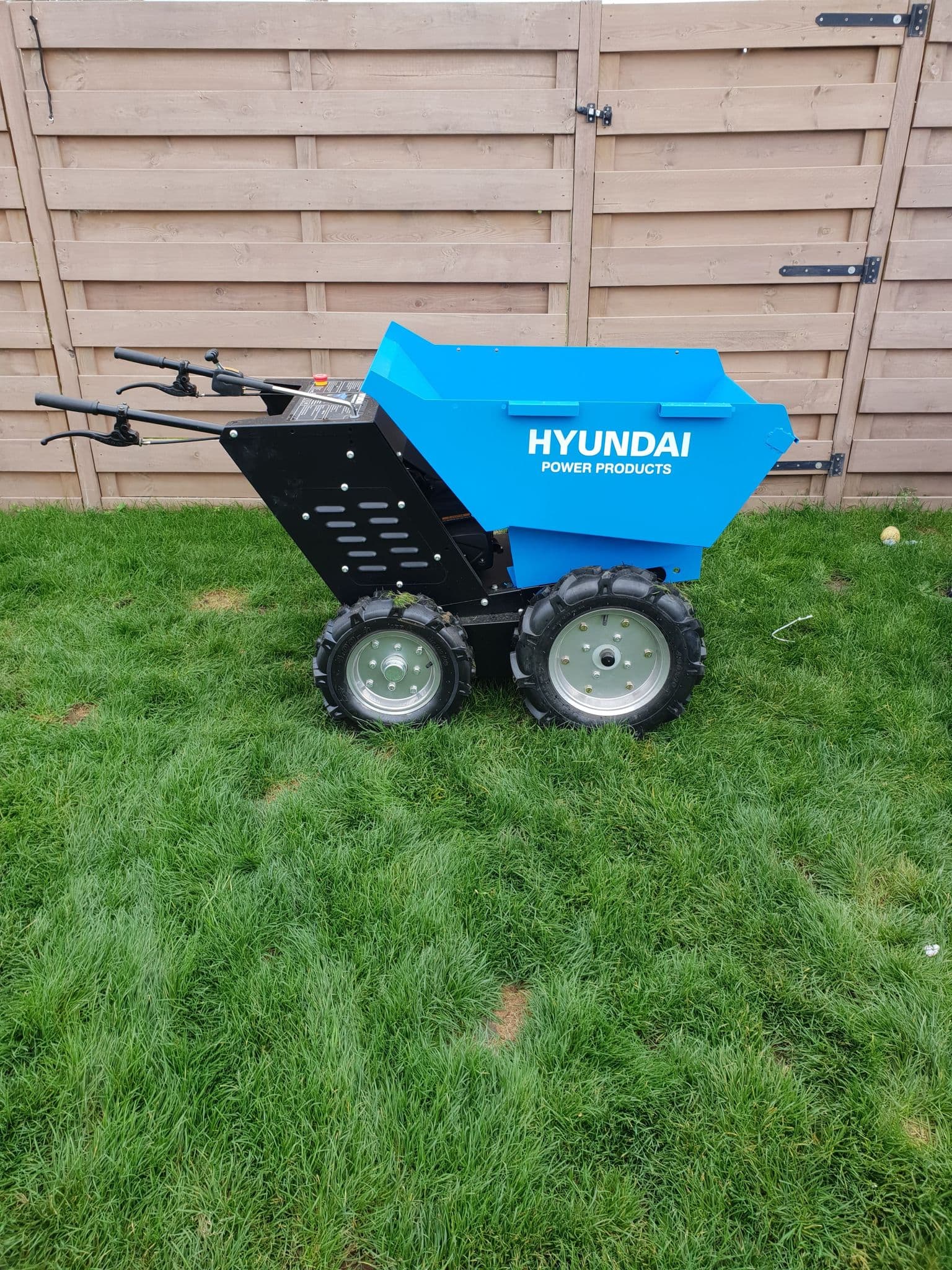 Hyundai 250kg mini dumper, kruiwagen met kiepbak