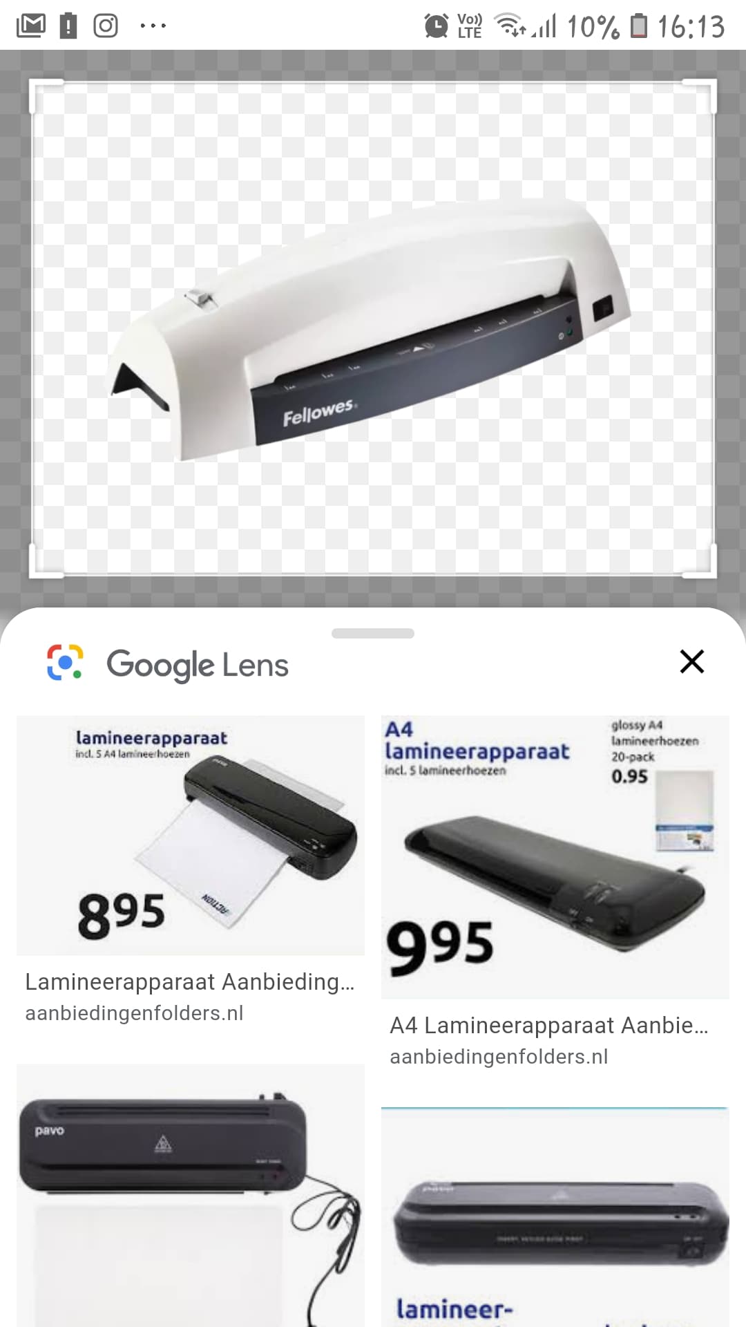 Lamineermachine