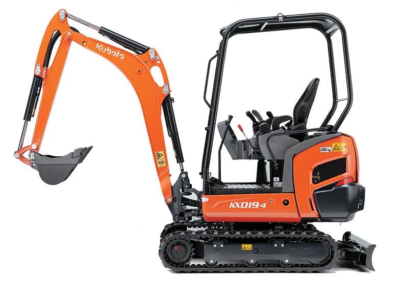 TE HUUR - TE HUUR - Mini graafmachine KX019-4