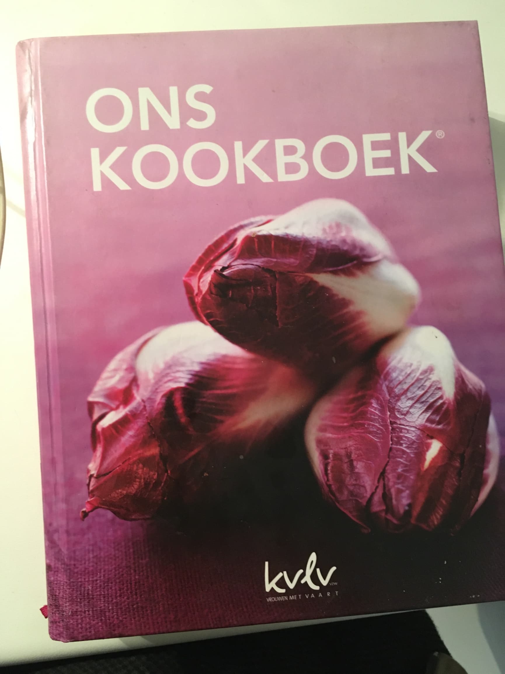 kookboek van de kvlv