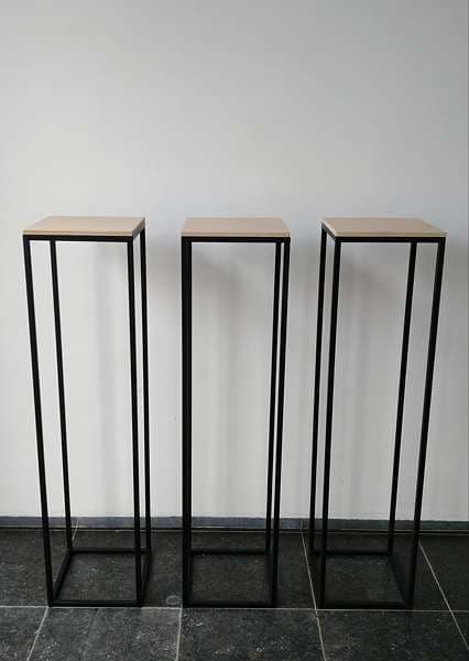 Expositiemateriaal - demonteerbare sokkels met industriële look 