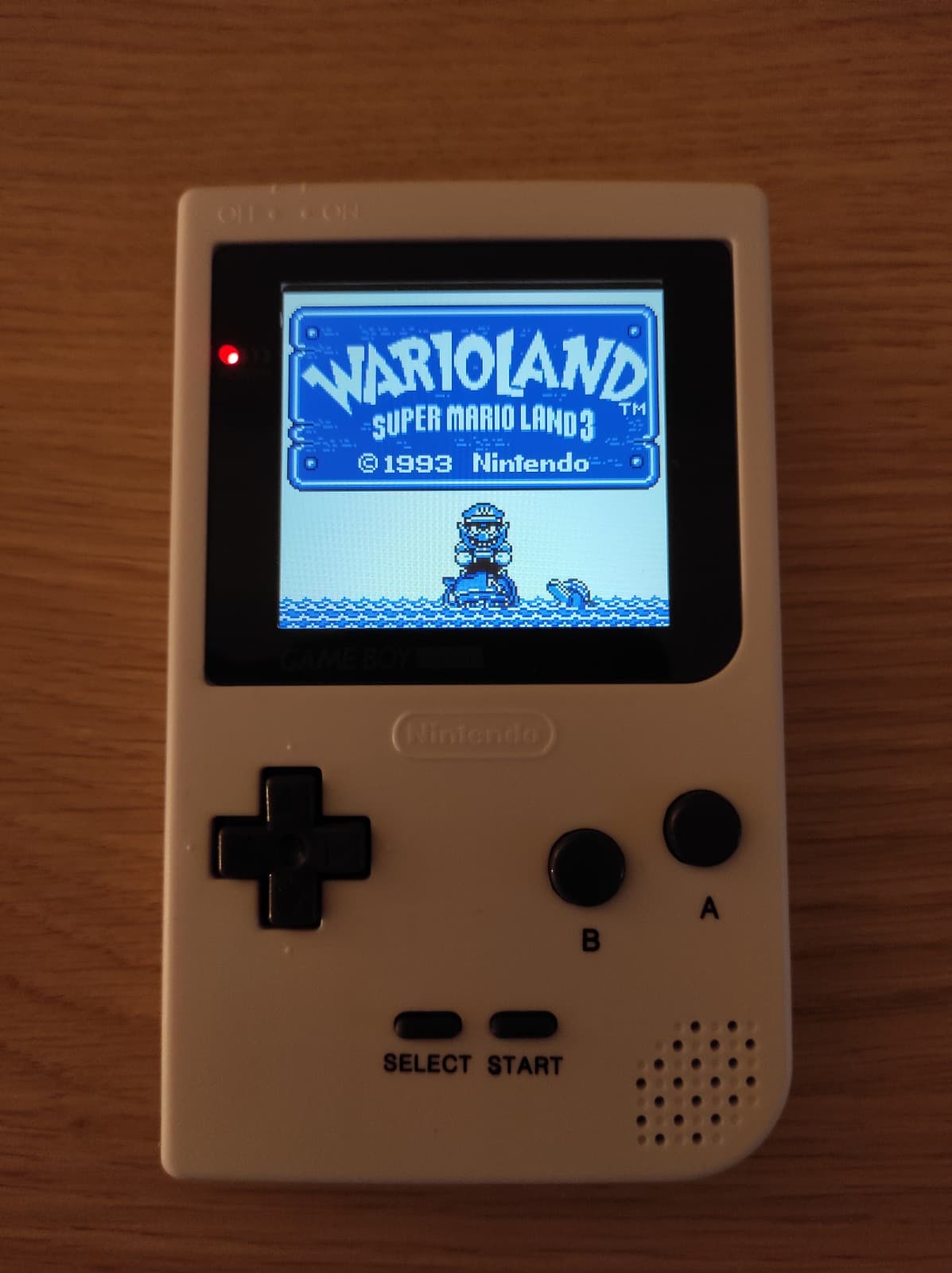 Game Boy Pocket (GBP) | Screen Modded | White