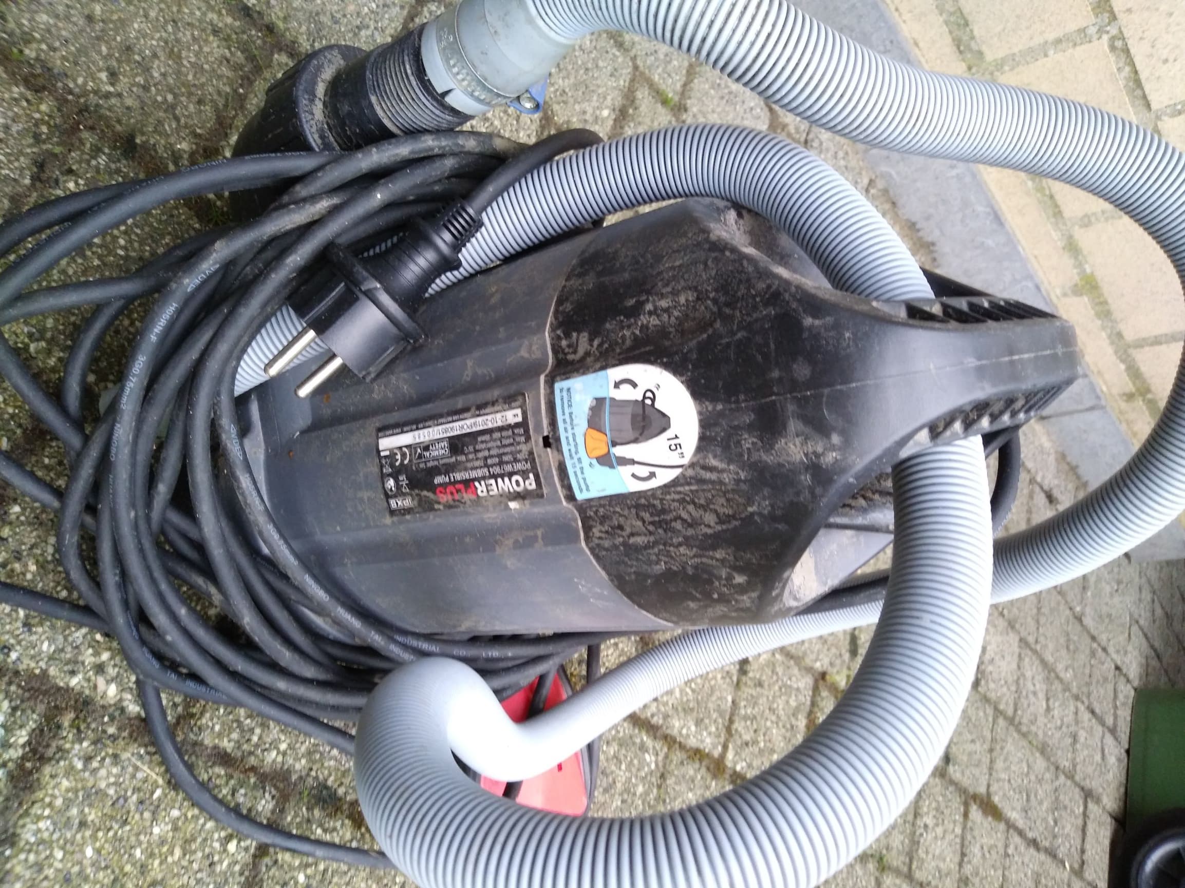 Dompelpomp 5 meter Powerplus