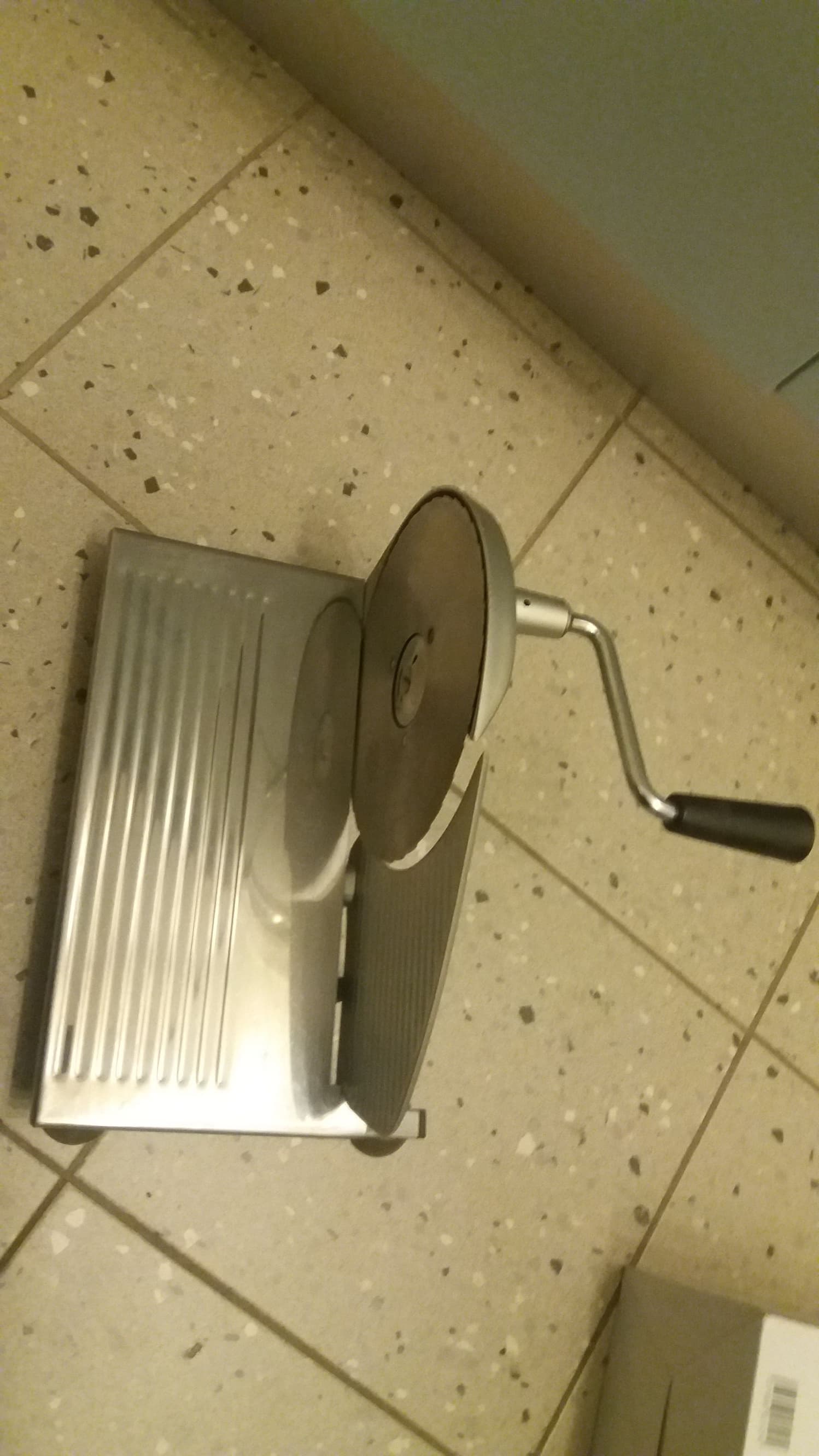 kleine manuele broodsnijmachine