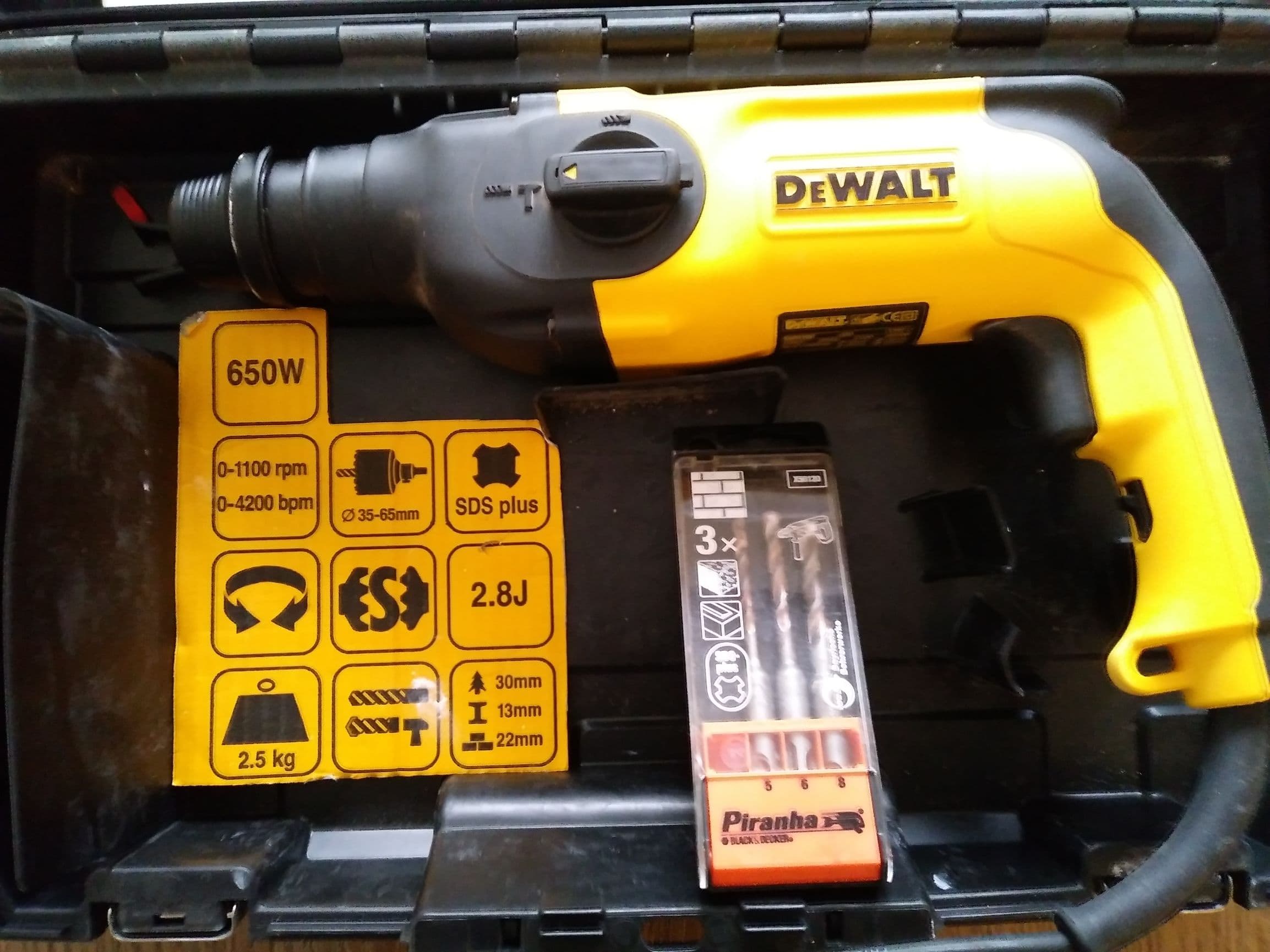Klopboormachine Dewalt
