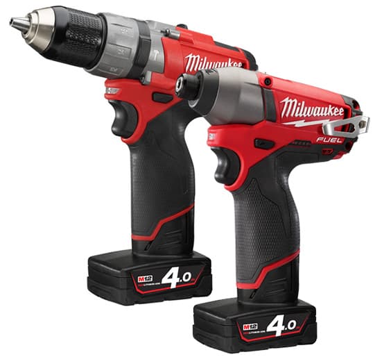 Milwaukee 12v boormachine & slagschroevendraaier