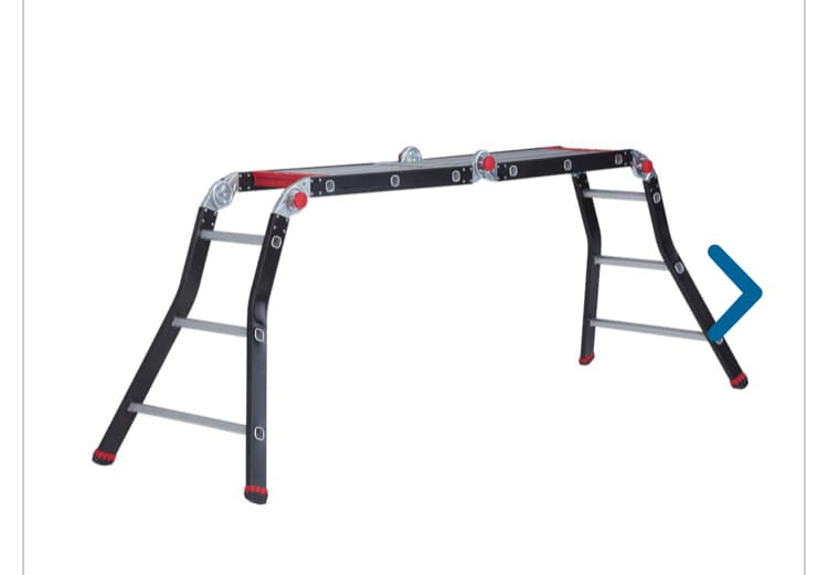 telescopische vouwladder