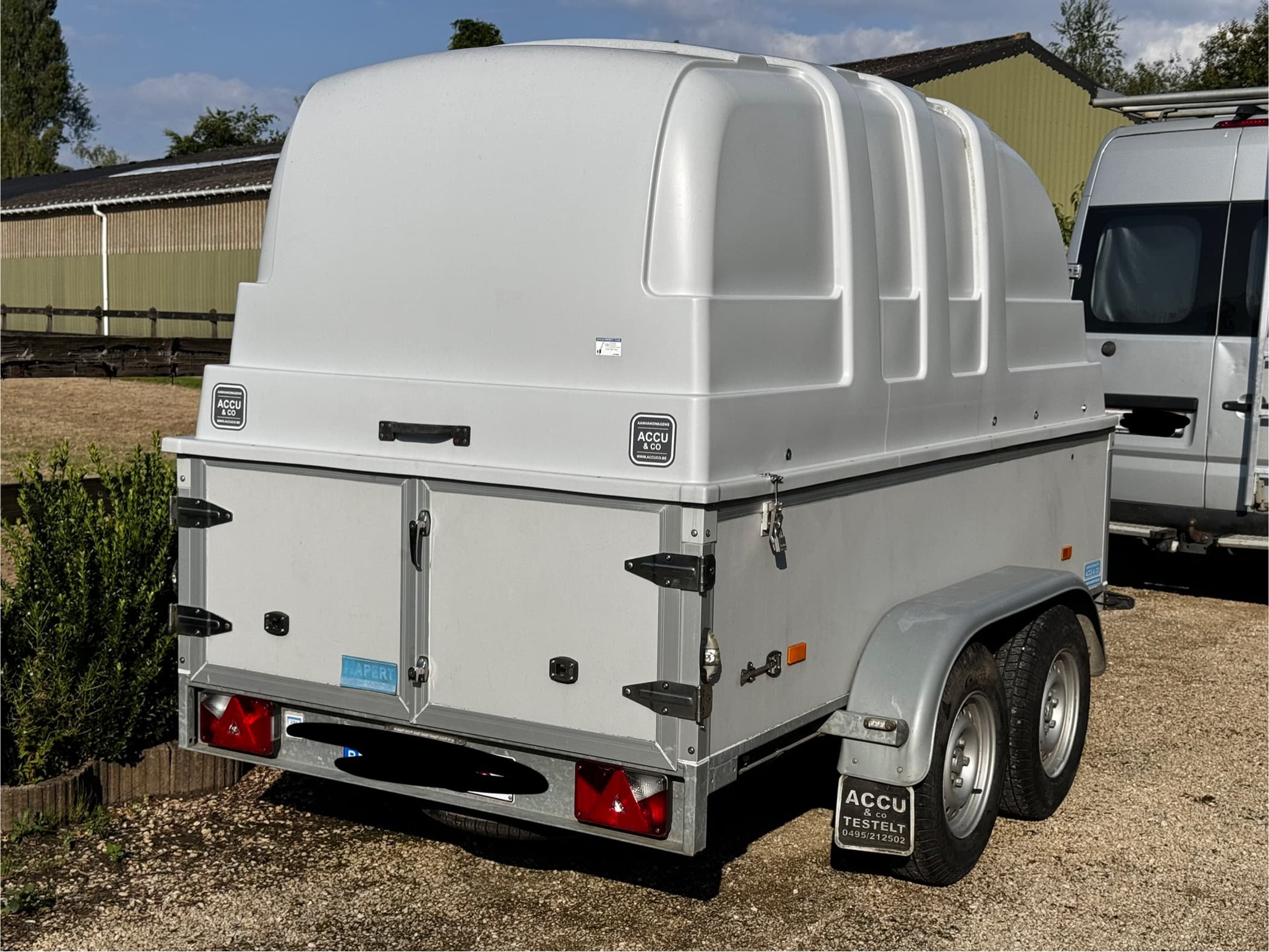 Aanhangwagen met hard top