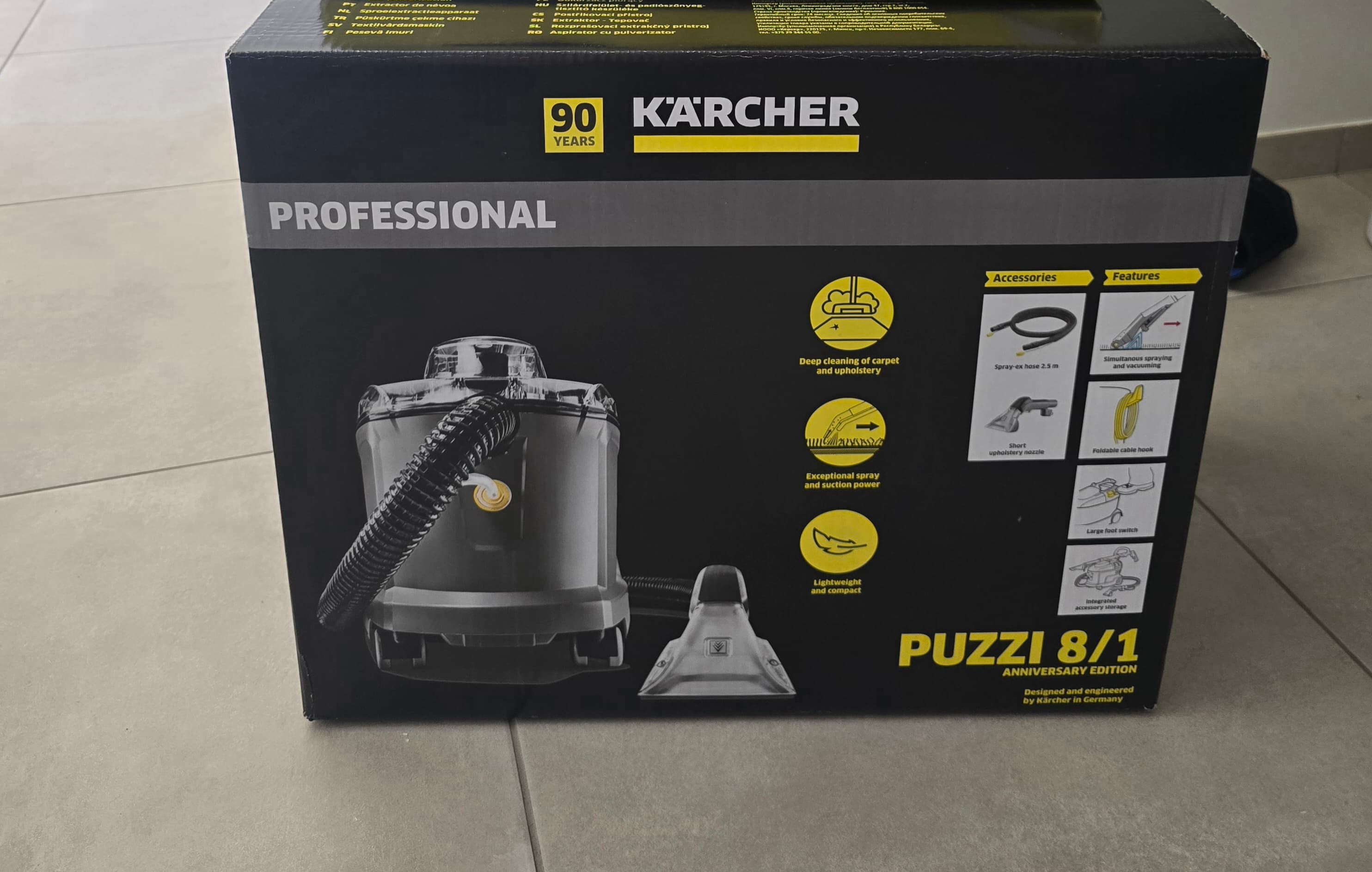 Proffisionele Tapijtreiniger Karcher Puzzi 8/1