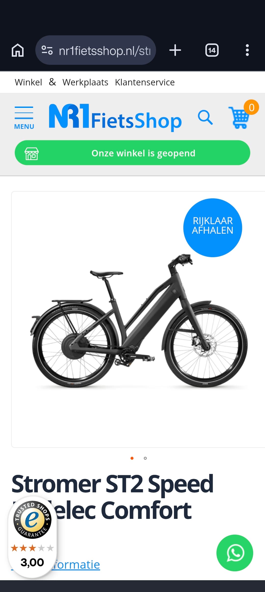 Speed Pedelec stromer ST2 belt